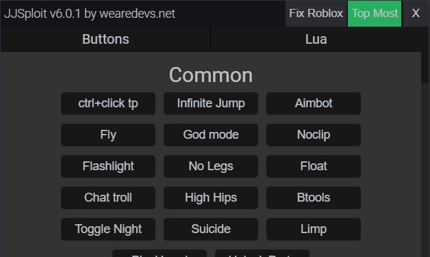 Interface buttons